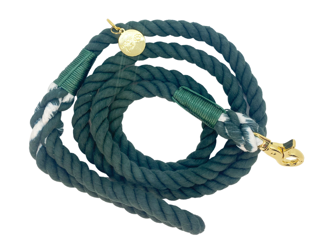 ROPE LEASH - EMERALD